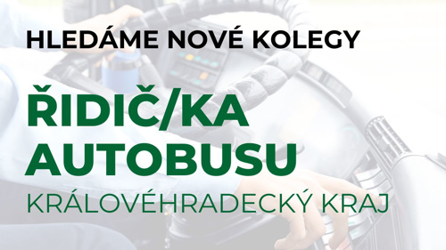 Řidič/ka autobusu Královéhradecký kraj