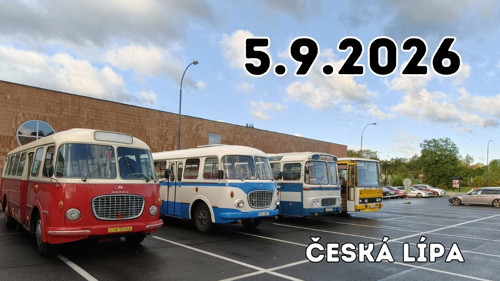 Historické autobusy opět brázdily ulice České Lípy