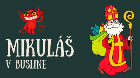 Mikuláš dorazil do BusLine