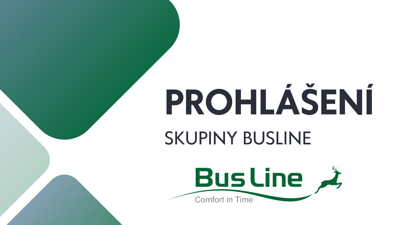PROHLÁŠENÍ SKUPINY BUSLINE | www.busline.cz